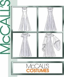 4491 PRINCESS LACED SWEEPING DRESS SLVS OR NOT PATTERN 14=20