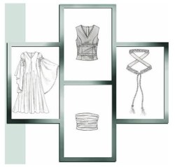 4492 MCCALLS MEDIEVAL  V-DRESS, TRAIN, VEST,  KIRTLE, GIRDLE BELT PATTERN 6-20 2 SIZES UNCUT