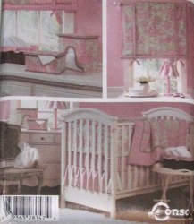 4504 NURSERY QUILT,LINENS,WINDOWS,LAMP SHADE,HOLDER PATTERN