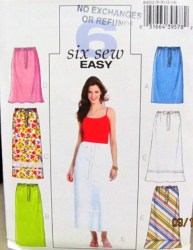 4522 6 EZ LOOSE STRT-A-SKIRTS LENGTHS PATTERN 8-14