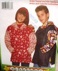 4535 SO EZ GIRLS BOYS HOODED PULLOVER LEARN TO SEW PATTERN 7-14