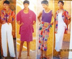 4549 LOOSE SHIRT,TANK TOP, WRAP SKIRT,PANTS PATTERN XS-M,L-XL