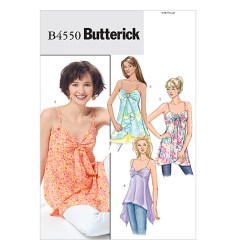 4550 BUTTERICK LONG STRAPPY LAYERED BRA TOPS PATTERN 14-20 OR 6-12 UNCUT