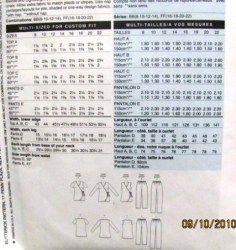 4553 EZ WRAP TIE TOPS SLVS OR NOT, PANTS LENGTHS PATTERN 8-14