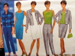 4553 JACKET,SHEATH DRESS, TOP,SKIRT,PANTS PATTERN 6-12,14-18