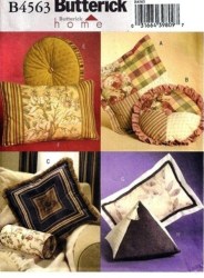 4563 8 SHAPED SQUARE,TRIANGLE,ROLL PILLOWS PATTERN