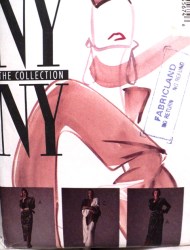 4567 NYNY FIT WRAP DRESS,SKIRT,SCARF WOW TASSEL PATTERN  6,12