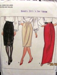 4617 MOCK WRAP TULIP SKIRTS LENGTHS PATTERN 8-16