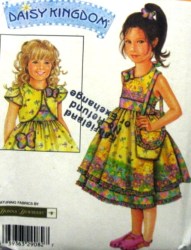 4621 DK SLVLSS TIED SUNDRESS,JACKET,PURSE PATTERN 3-6,5-8