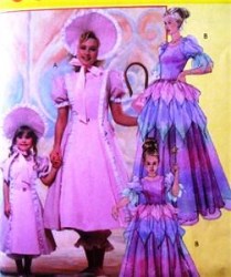 4622 LITTLE BO PEEP, PRINCESS PETAL COSTUME PATTERN KID/ADLT