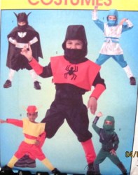 4694 HERO ZIP JUMPER, BELT, HOOD, GAUNTLET, CAPE PATTERN 3-8