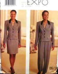 4703 EZ LS BUTTON TOP,SKIRT, RSD WST PANTS PATTERN 6-22 3 SIZES