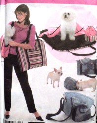 4716 SMALL DOG, CAT CARRY BED,BAGS, TREAT BAG PATTERN