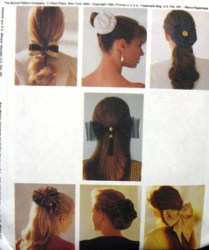 4726 HEADBANDS, BARETTES,COMBS,BOW,FLOWER,FAN PATTERN