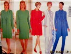 4737 EZ LINED LONG BACK BELT JACKET,LS DRESS,PANTS PATTERN 6-10