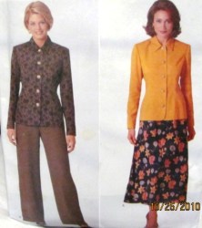 4763 EZ LS BUTTON TOP,LONG BIAS SKIRT,PANTS PATTERN 6-10