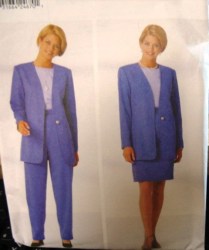 4767 SO EZ UNLINED LONG JACKET,SKIRT,PANTS PATTERN 6-10