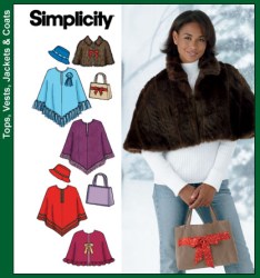 4785 BUCKET HAT, PURSE, CAPELET 2 LENGTHS PATTERN L-XL