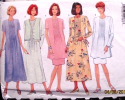 4790 Butterick  EZ MATERNITY TIE DRESS,TUNIC, SKIRT, VEST PATTERN 8-10,12-14 or 16-18 choice uncut