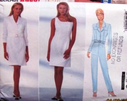 4821 WAIST JACKET,SHORTER SLVLSS DRESS,PANTS PATTERN 14-18