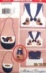 4842 MOM DAUGHTER FELT CAT VESTS,TOY,PURSE PATTERN 2-6X,8-18