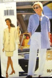 4866 SO EZ SHIRT,SKIRT,DRAWSTRING PANTS PATTERN 14-24
