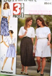 4871 SHORTS, CULOTTES LENGTHS 3 PC EZ PATTERN XS-M, L-XL