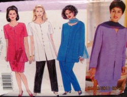 4872 SS-LS TUNIC,TOP,SKIRT,PANTS,SCARF PATTERN 14-18W,26-32W