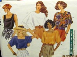 4873 PULLOVER EZ TANK TOP, SS-LS TOPS PATTERN XS-M, L-XL