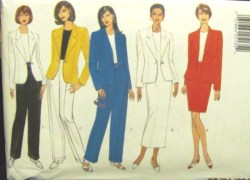 4884 EZ JACKET,TOP,SKIRT LENGTHS,CUFF PANTS PATTERN 12-16,18-22