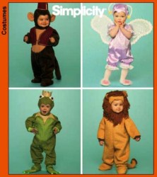 4910  BABE  MONKEY GRINDER, BUTTERFLY, LION, FROG PATTERN 1/2-4