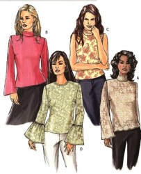 4922 EZ TOPS COLLAR/SLEEVES OR NOT PATTERN 14-20