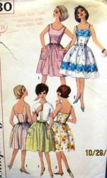 4930 STRAPPY OR NOT FLARE DRESS,CROP JACKET PATTERN 11,14