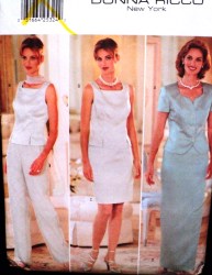 4935 Butterick DAY- NIGHT TOP SLEEVES OR NOT,  SKIRT LENGTHS, PANTS PATTERN 6-10 OR 12-16 UNCUT CHOICE