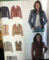 4953 Simplicity   ZIPPY/ BUTTON/  TIE JACKET, VEST PATTERN  6-20 2 SZS CHOICE UNCUT