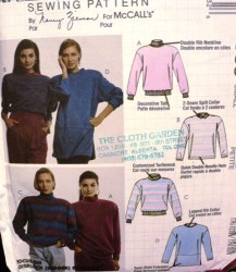 4983 PALMER PLETSCH STRETCH KNIT LS TOP 3 LENGTHS PATTERN 10-12
