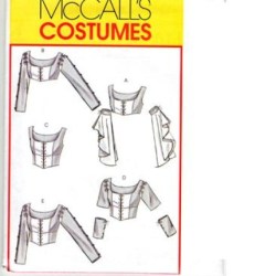 4994 RENAISSANCE CORSET TOPS, SLVS/CROP OR NOT PATTERN 14-20
