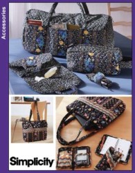 5025  Simplicity PREQUILTED DUFFLE BAG, CARRIERS, CASES ORGANIZER BAG PATTERN