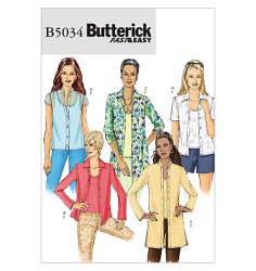 5034 SO EZ SHIRT SLVS OR NOT LENGTHS,TANK TOP PATTERN 8-22