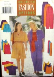 5052 CASUAL TANK TOP,SHIRT,BOTTOMS,SASH PATTERN 14-18,20-24