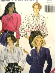 5059 EZ LOOSE LS WRAP/MOCK WRAP BLOUSE PATTERN 8-12