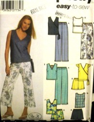 5067 SIMPLICITY  EZ V TOPS, PANTS, SHORTS PATTERN 14-22