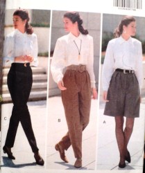 5090 BUTTERICK EZ WALKER SHORTS,TAPER PANTS PATTERN 12-16,18-22