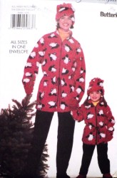 5090 EZ MS GIRLS ZIPPY JACKET, PANTS, HAT PATTERN XS-L