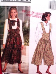 5095 BUTTERICK LONG STRAPPY FLARE JUMPER, JUMPSUIT,  LS TOP PATTERN 6-10 UNCUT