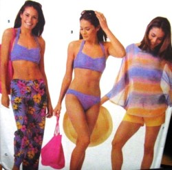 5103 EZ 2 PC SWIMSUITS,BAG,BOTTOMS,TOP PATTERN 6-12,14-20