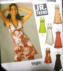 5112 JR EZ STRAPPY DRESS 2 LENGTHS PATTERN 3/4-9/10 28-32''B