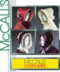 5129 MCCALLS PIONEER COLONIAL COVERED WAGON BONNETS PATTERN S-L