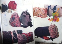 5137 BACKPACK,EVENING BAG,DUFFLE BAGS,SHAPED TOTES PATTERN