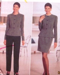 5145 SHORTER PEPLUM JACKET,SKIRT,PANTS PATTERN 12-16